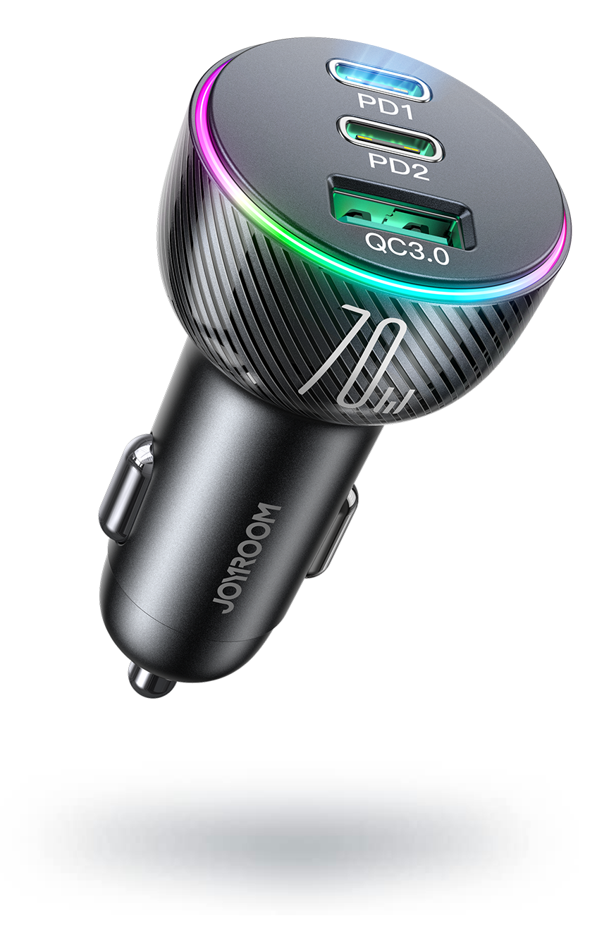 JOYROOM JR-CL26 Chargeur Voiture 3 Ports 70W (2PD+1USB)