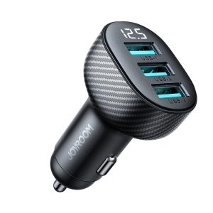 JOYROOM JR-CCD03 Chargeur Voiture 3 USB 3,4A avec Écran Digital