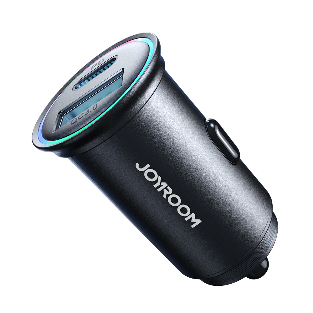 JOYROOM JR-CCN04 Mini Chargeur Voiture Métal 60W A+C