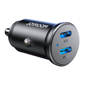 JOYROOM JR-CCN06 Mini Chargeur Voiture Métal 30W 2C
