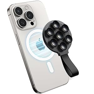 JOYROOM JR-ZS393 Support Téléphone Ventouse Magnétique | Aimant N52 Puissant, Support Portable pour iPhone 12/13/14/15 & Coques MagSafe