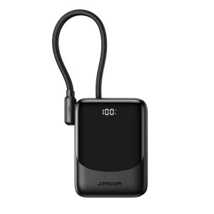 JOYROOM Mini Batterie Externe 10000mAh avec Câbles Intégrés USB-C & Lightning