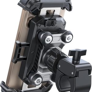 Support Téléphone Moto Anti-Choc | JOYROOM Support Guidon Anti-Vibration 360°