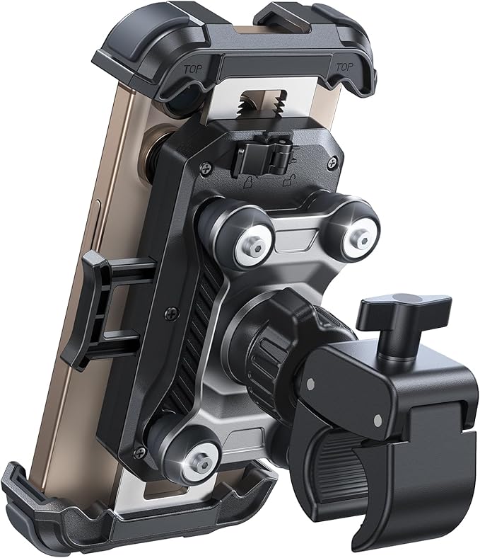 Support Téléphone Moto Anti-Choc | JOYROOM Support Guidon Anti-Vibration 360°