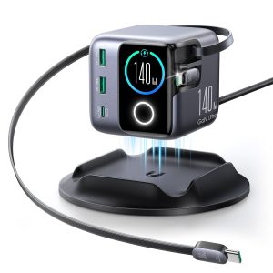 JOYROOM PODIX Chargeur GaN Rapide 5 en 1 avec Enrouleur Automatique 140W