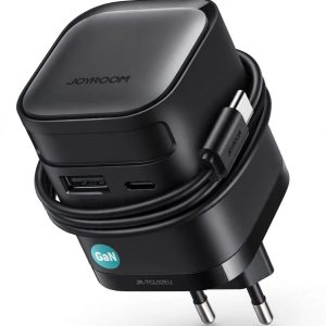 Chargeur secteur rapide 65W avec câble magnétique intégré