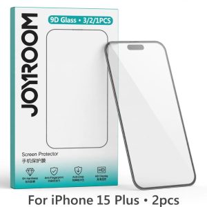 Verre trempé de protection écran 9D — iPhone 15 Plus