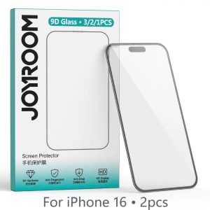Verre trempé de protection écran 9D — iPhone 16