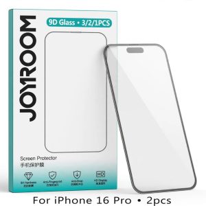 Verre trempé de protection écran 9D — iPhone 16 Pro