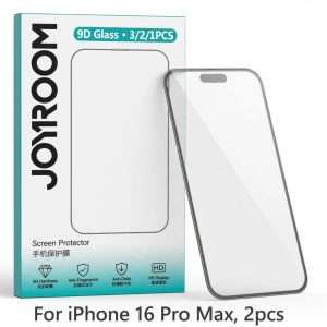 Verre trempé de protection écran 9D — iPhone 16 Pro Max