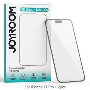 Verre trempé de protection écran 9D — iPhone 17 Pro