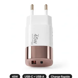 Chargeur 45W Rapide - Double Port