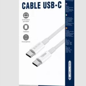 Câble USB-C vers USB-C 100W 1m (compatible, charge rapide) - JELLICO B22