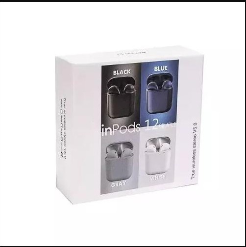 Écouteurs sans fil Bluetooth TWS INPODS 12 (compatible, entrée de gamme)