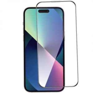 Verre trempe avec cadre noir - iPhone 16 Pro / 17 / 17 Pro / 18 / 18 Pro
