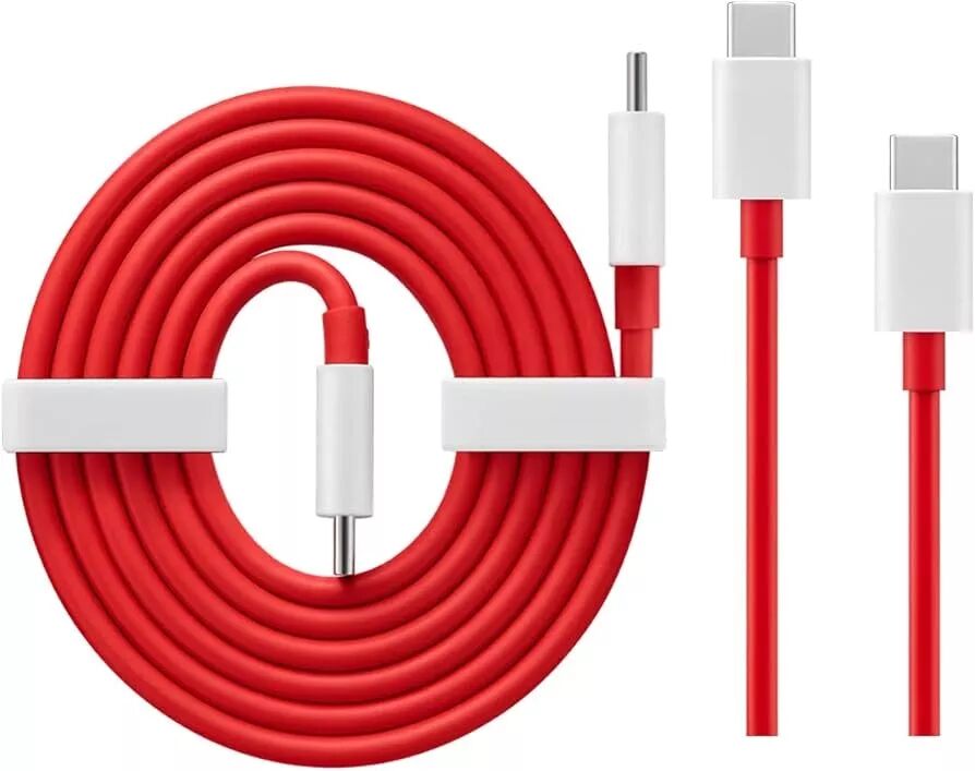Cable Usb-C/Type C vers Usb-C/Type C ORIGINAL OnePlus 8T D307 (Vrac) rouge