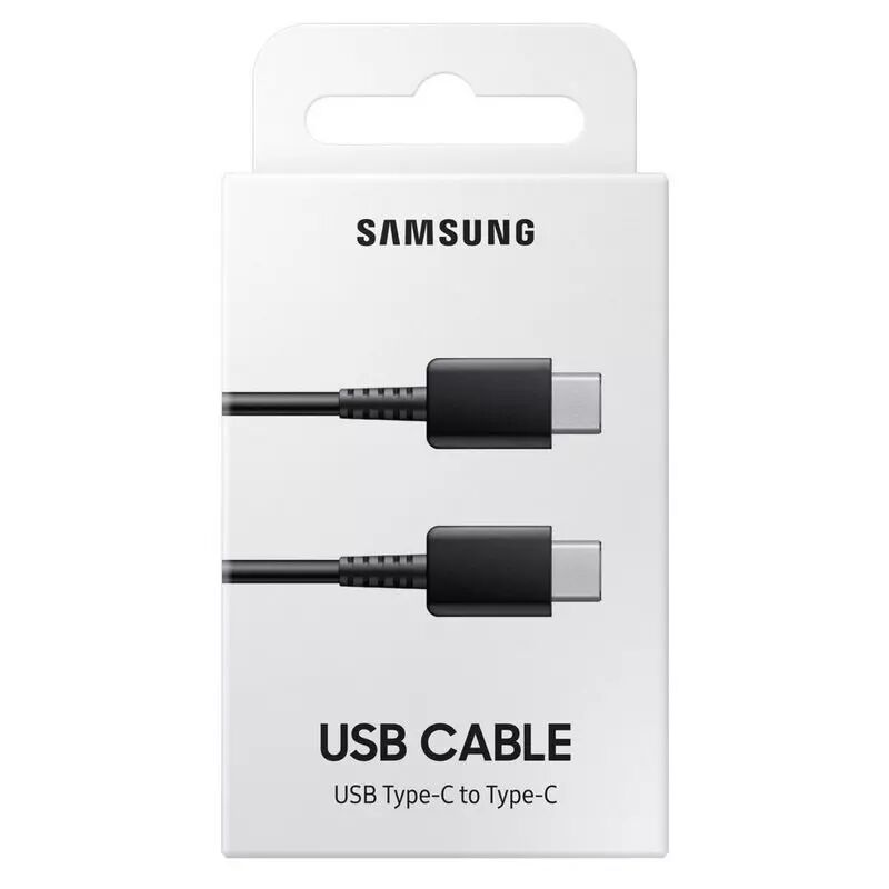 Cable Usb-C/Type C vers Usb-C/Type C ORIGINAL Samsung EP-DA705BBEGWW noir