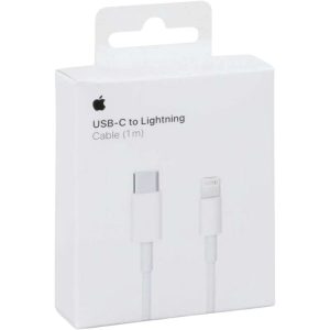 Cable Usb-C vers Lightning ORIGINAL Apple iPhone 1 métre MX0K2ZM/A blanc