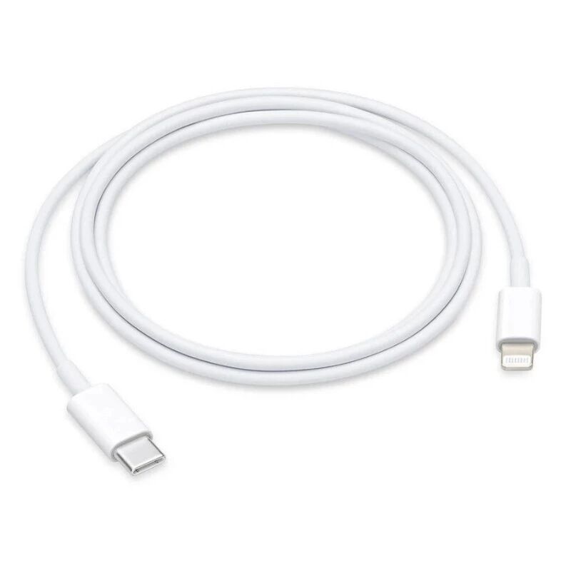Cable Usb-C vers Lightning ORIGINAL Apple iPhone 1 métre MX0K2ZM/A MQGJ2ZM/A/MM0A3ZM/A (Vrac) blanc