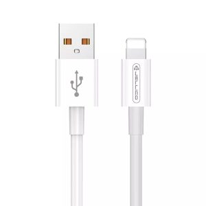 Cable Usb vers lightning (3.1 A) 1 mètre JELLICO B1 (Vrac) blanc