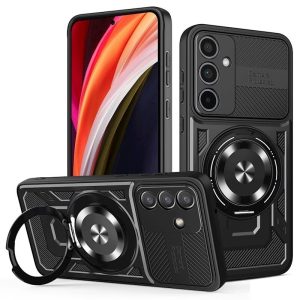 Coque ARMOR RING 360° MAG Samsung Galaxy A37 5G (A376) noir