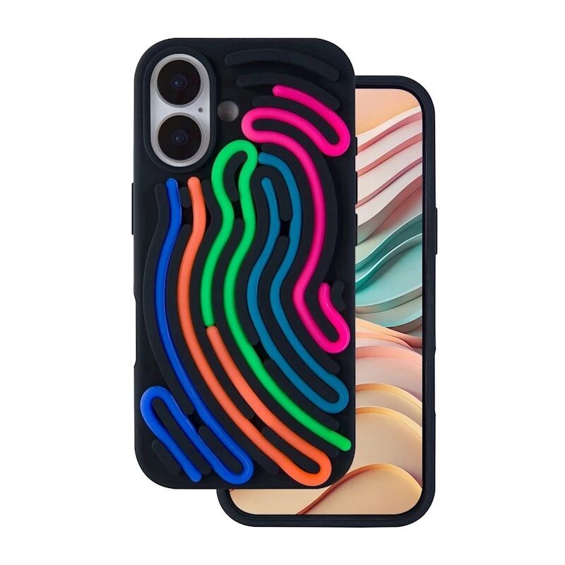 Coque ARTLINE 3D iPhone 16 noir