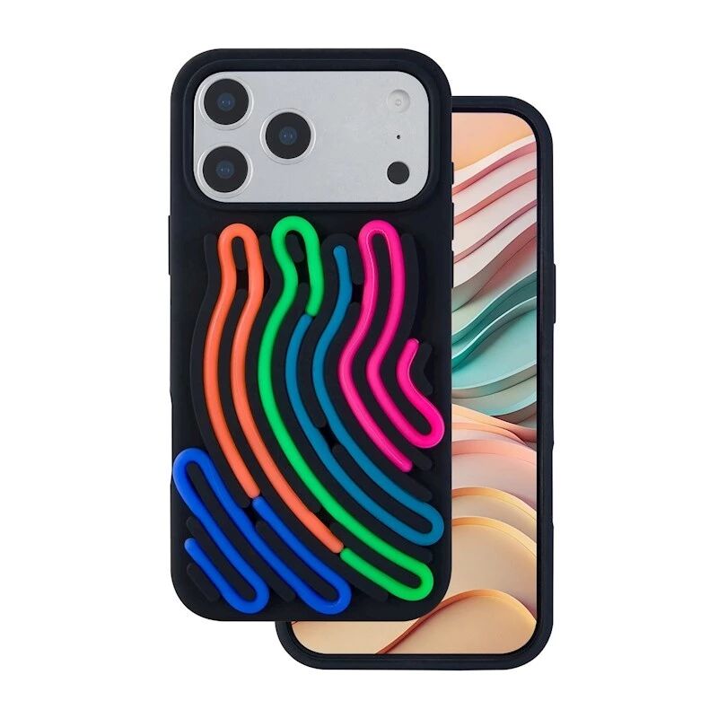 Coque ARTLINE 3D iPhone 17 Pro Max / iPhone 18 Pro Max noir