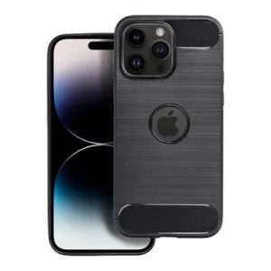 Coque CARBON SHOCK iPhone 14 Pro noir