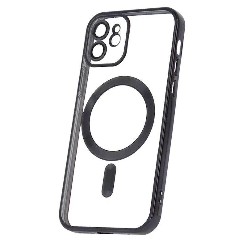 Coque CHROME EDGE MAG iPhone 14 - iPhone 13 noir