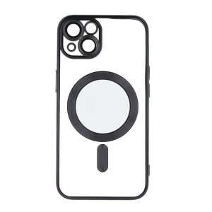 Coque CHROME EDGE MAG iPhone 15 noir