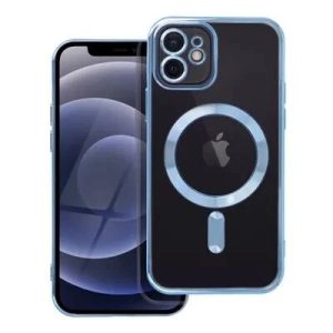Coque CRYSTAL EDGE MAG iPhone 12 - iPhone 12 Pro bleu
