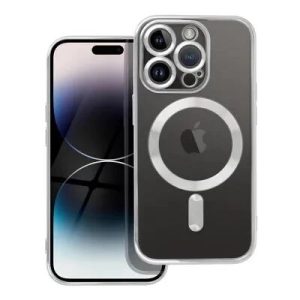 Coque CRYSTAL EDGE MAG iPhone 14 Pro argent