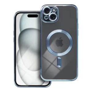 Coque CRYSTAL EDGE MAG iPhone 15 Plus bleu