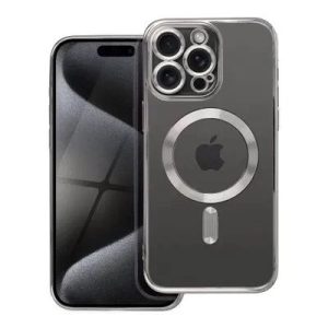Coque CRYSTAL EDGE MAG iPhone 15 Pro Max Gris