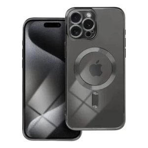 Coque CRYSTAL EDGE MAG iPhone 15 Pro Max noir