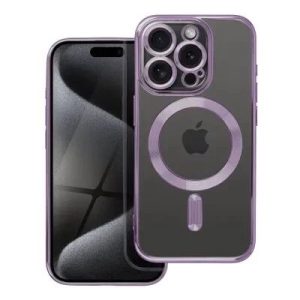 Coque CRYSTAL EDGE MAG iPhone 15 Pro violet