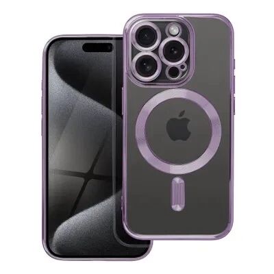 Coque CRYSTAL EDGE MAG iPhone 15 Pro violet