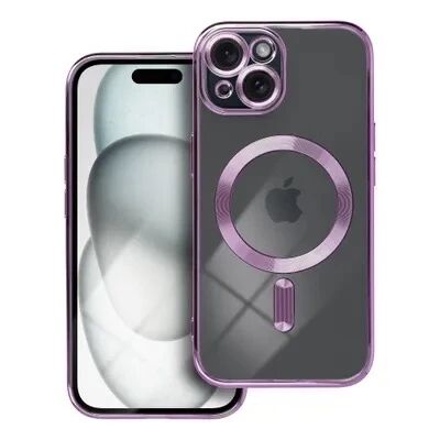 Coque CRYSTAL EDGE MAG iPhone 15 violet