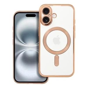 Coque CRYSTAL EDGE MAG iPhone 16 or