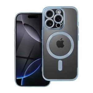 Coque CRYSTAL EDGE MAG iPhone 16 Pro bleu