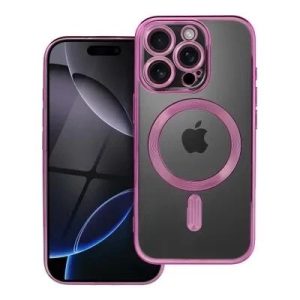 Coque CRYSTAL EDGE MAG iPhone 16 Pro Max rose