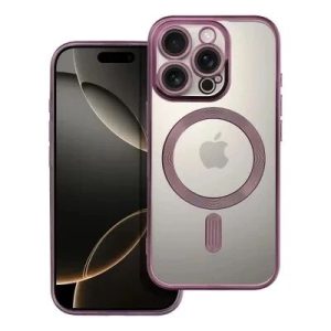 Coque CRYSTAL EDGE MAG iPhone 16 Pro violet