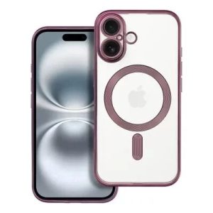 Coque CRYSTAL EDGE MAG iPhone 16 violet