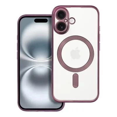 Coque CRYSTAL EDGE MAG iPhone 16 violet