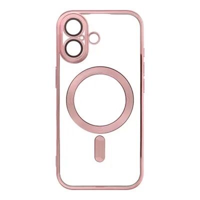 Coque CRYSTAL EDGE MAG iPhone 17 / iPhone 18 rose-or