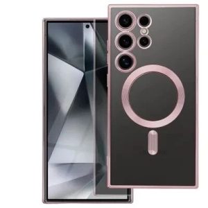 Coque CRYSTAL EDGE MAG Samsung Galaxy A37 5G (A376) rose-or