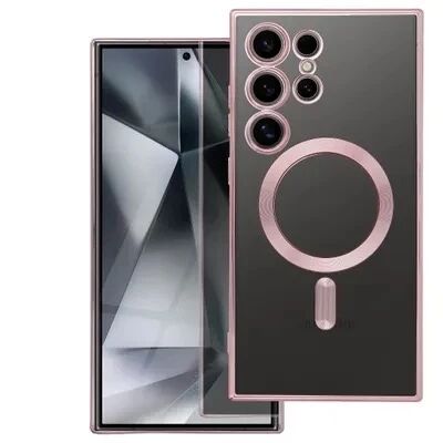Coque CRYSTAL EDGE MAG Samsung Galaxy A37 5G (A376) rose-or