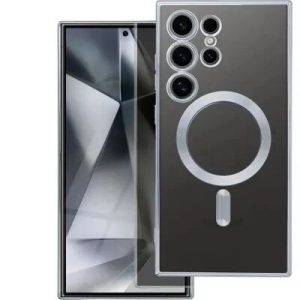 Coque CRYSTAL EDGE MAG Samsung Galaxy S24 Ultra 5G (S928) argent