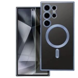 Coque CRYSTAL EDGE MAG Samsung Galaxy S24 Ultra 5G (S928) bleu
