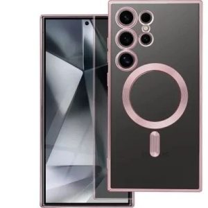 Coque CRYSTAL EDGE MAG Samsung Galaxy S25 FE (S731) rose-or